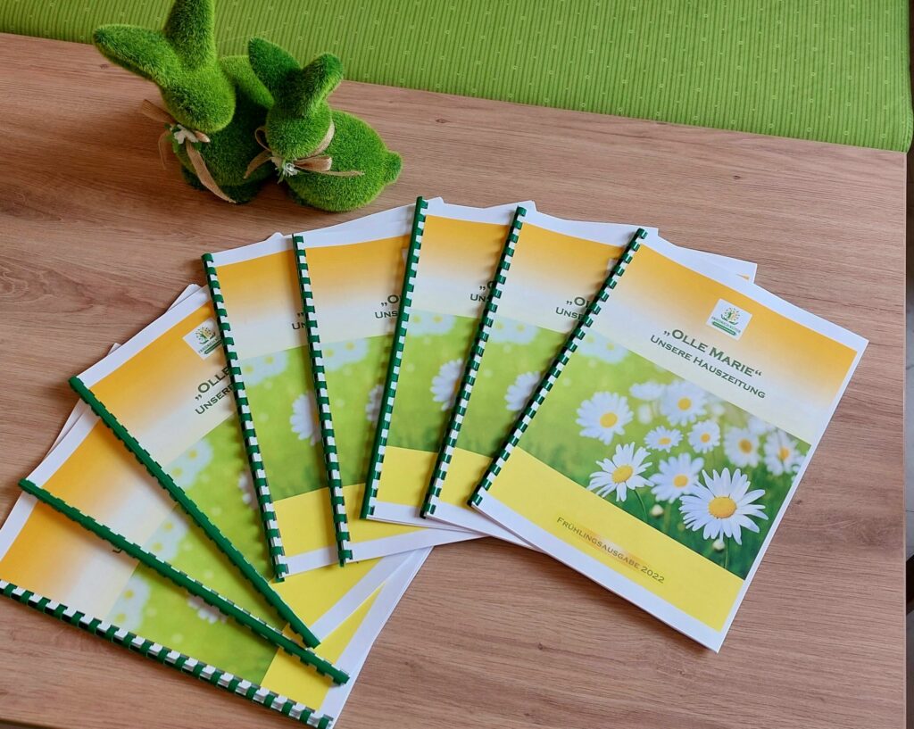 Die neue Ausgabe unserer Hauszeitung ist da! &ndash; Friedrich Küter Pflegewohnpark in Berlin